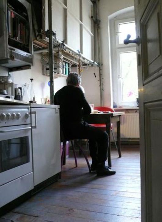 Helge in his kitchen