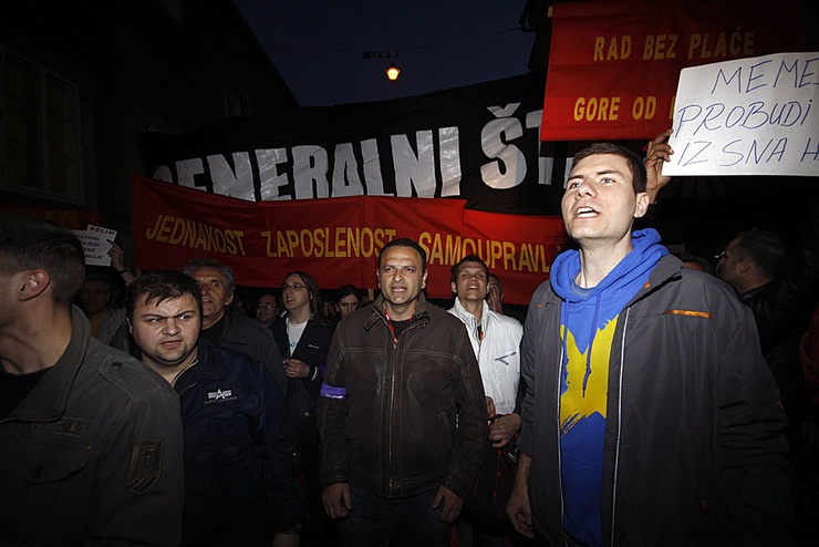 They were prominent on the streets of Zagreb