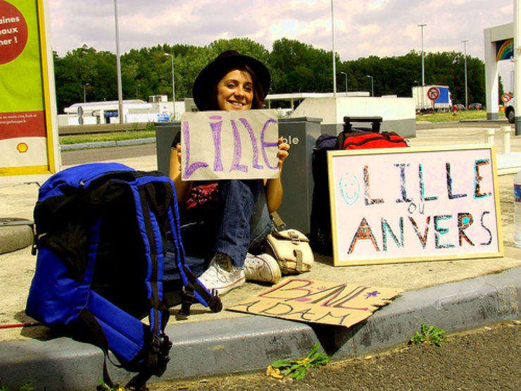 Autostoppisti in Francia