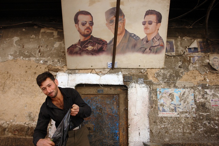 Working under the gazes of Hafez, Basil and Bashar al-Assad