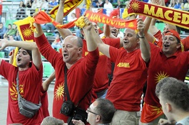 La Macédoine jouait les Allemands en 2009.