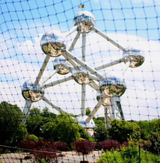 El Atomium de Bruselas, construido para la exposición universal de 1958, es el símbolo de la unidad belga y de su apogeo