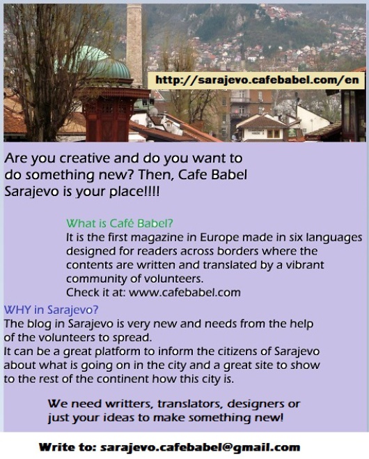 Cafe Babel sarajevo volunteers