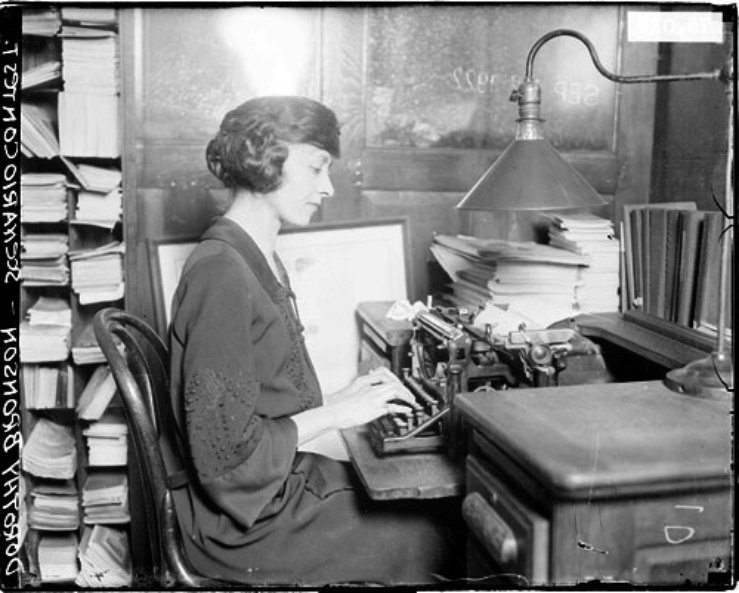 Dorothy Bronson, reporter at the Chicago Daily News