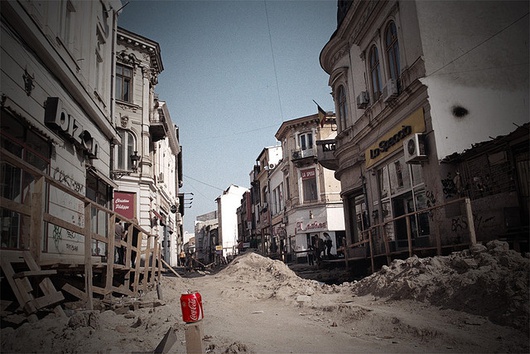 Un'immagine simbolo del centro di Bucarest