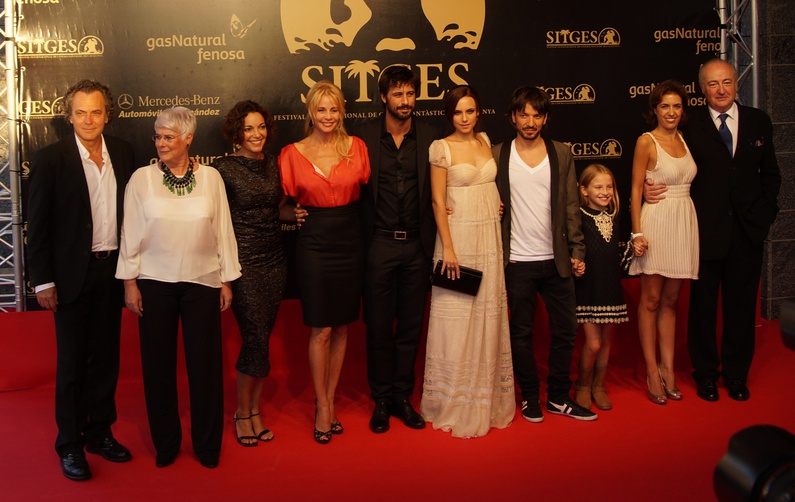 El equipo de la película en la gala de inauguración del festival.
