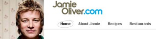 Jamie Oliver propose aussi ses recettes sur son site