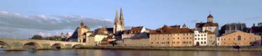 Ansicht der Regensburger Altstadt