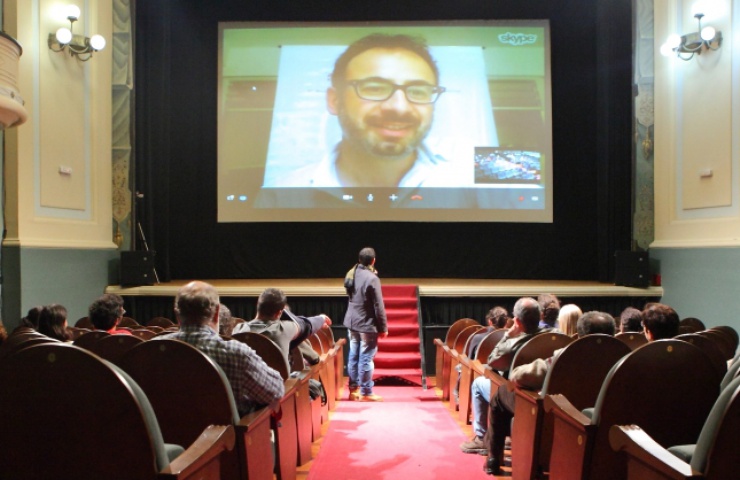 Internet estuvo presente tras las proyecciones con el fin de animar el debate posterior.