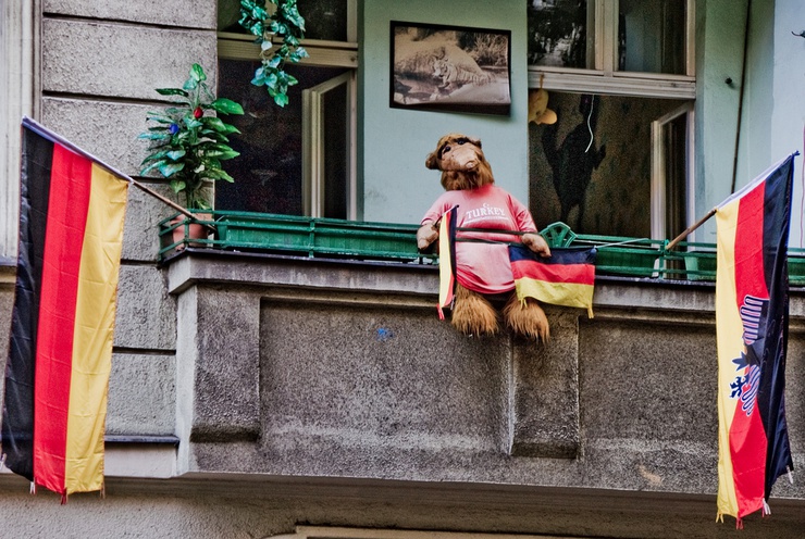 Berlin's balcony style