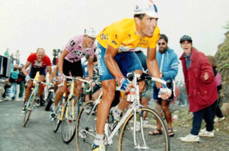 Pour beaucoup de jeunes, Miguel Induráin incarne l'âge d'or du vélo espagnol durant les années 90.