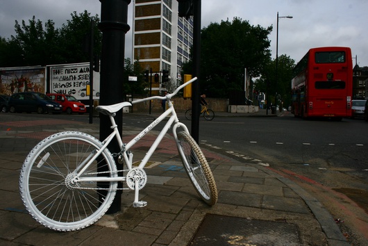 white bike
