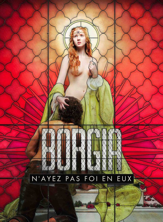 Poster zur französischen Version 'Les Borgias'