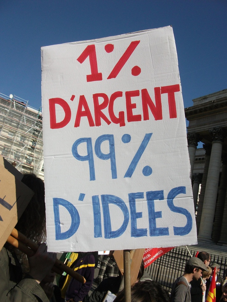 1 percent of the money, 99 percent of the ideas