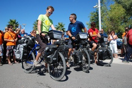 The group left from Montpellier in France