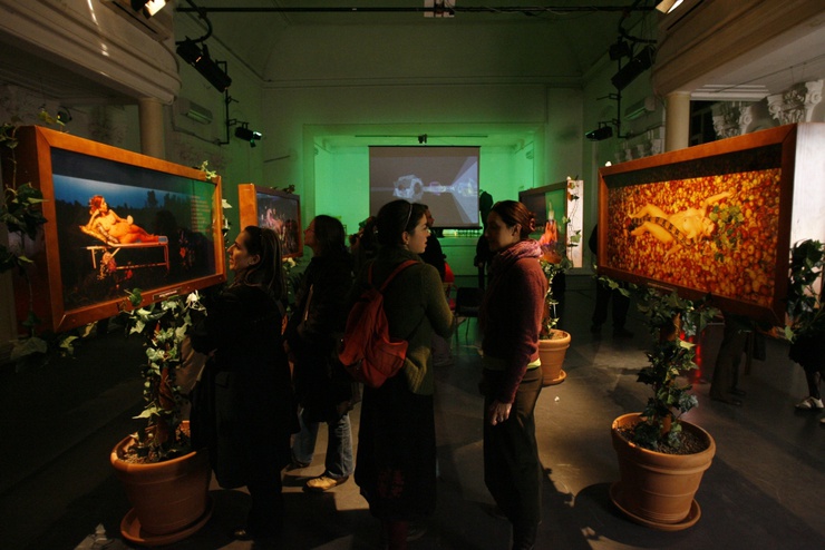 In this photo, it is exhibited in Belgrade, 2007