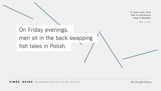 New York Times haiku