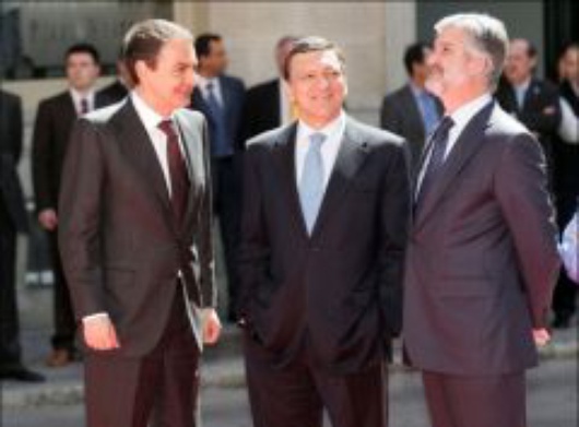 Zapatero y Barroso