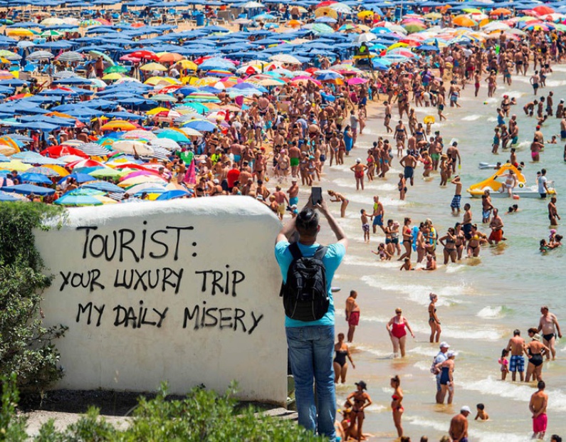 mass tourism may cause problems such as