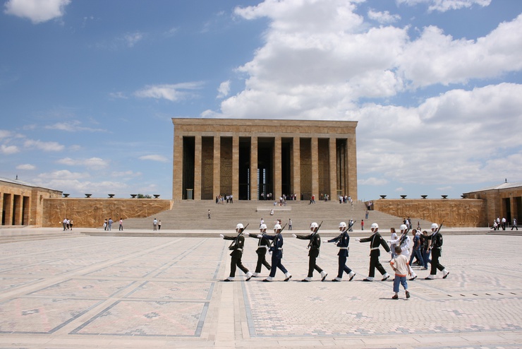 Ataturk mausoleum in Ankara