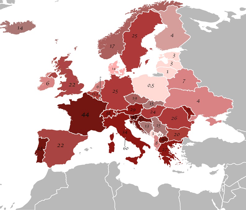 Wer trinkt in Europa den meisten Wein?