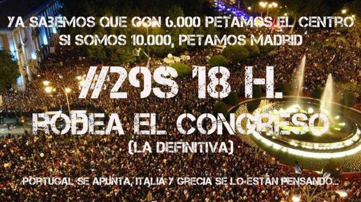 "Mit 6000 Leuten können wir das Zentrum lahmlegen, mit 10 000 ganz Madrid"