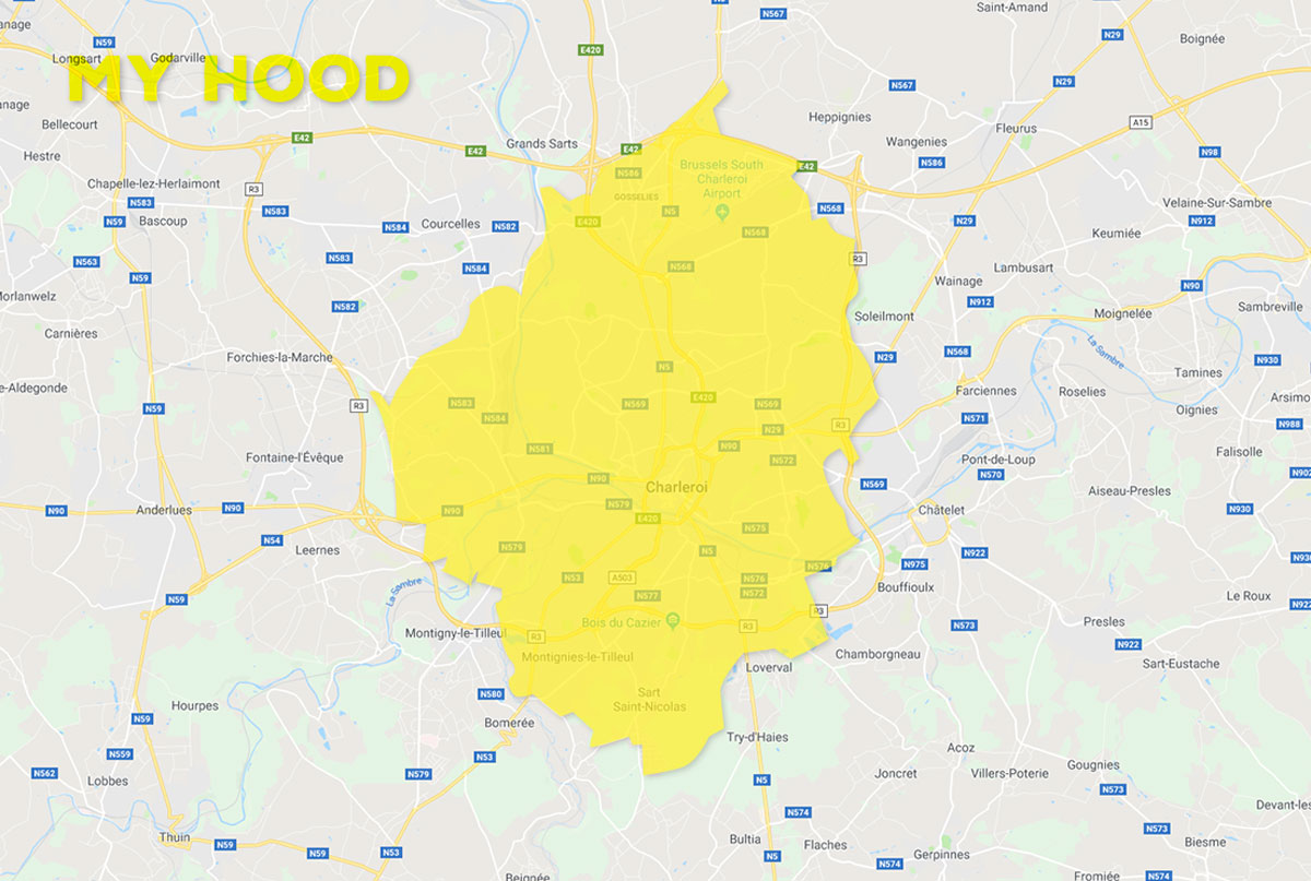 Carte Charleroi