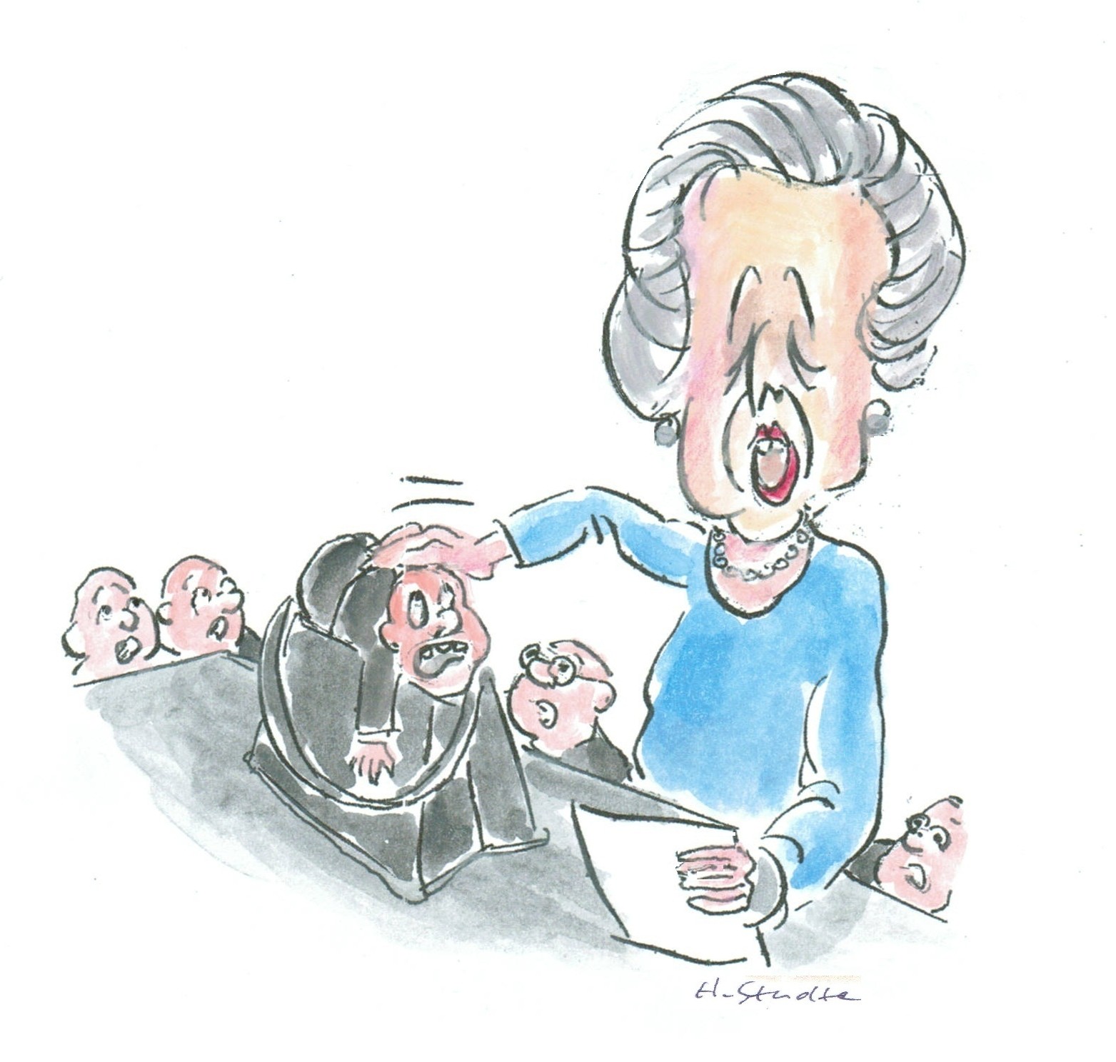Margaret Thatcher Coloring Page | Free Thatcher On