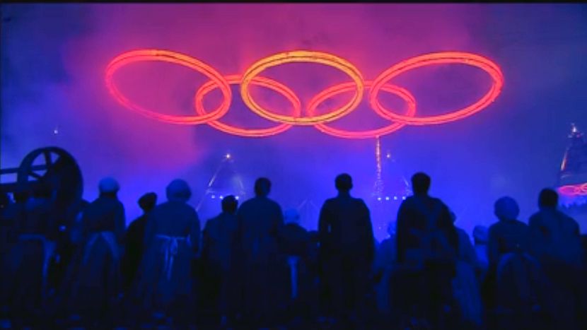 Image for Olympics: Paris bursts into flame