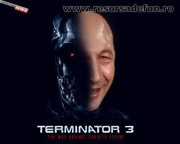 Image for Bloggers in Romania, hailed by President Terminator