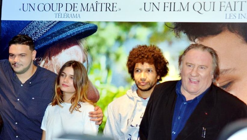 Image for Depardieu raps and paints in "Tour de France"