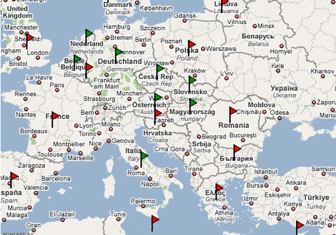 Image for Map: EU growth will slow down in 2008
