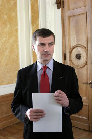 Image for The Estonian Prime Minister Requests Strong Support for Georgia From EU