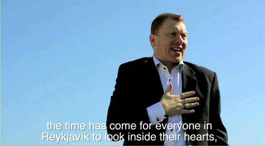 Image for Comedian and new mayor Jon Gnarr spoofs politics in Reykjavik 