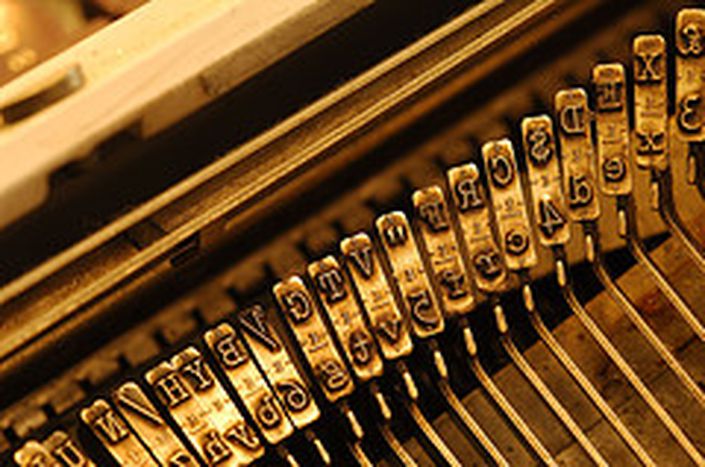 Image for Let's say goodbye to typewriters. In 2008.