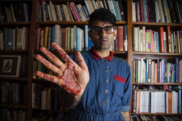 Image for "Being a gender non-conforming person of color in the LGBTQIA community is terrifying", says Alok Vaid-Menon