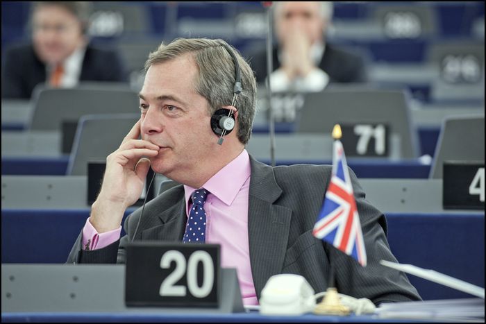 Image for Nigel Farage: Coming out of the European closet?