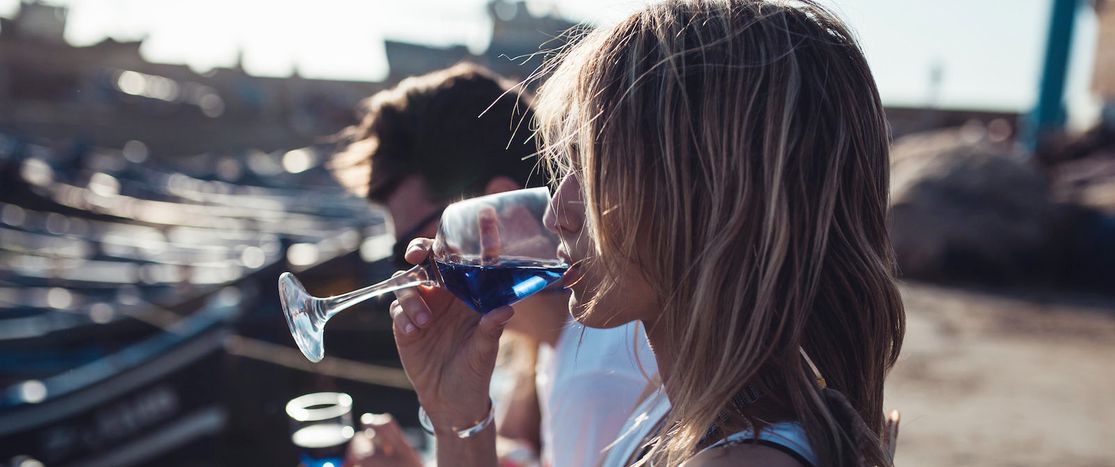 Image for Is blue wine the big summer drink of 2016?