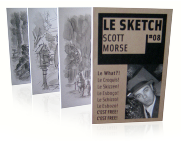 Image for Le Sketch #08: Scott Morse Out Now! (10 Free signed copies, from September)