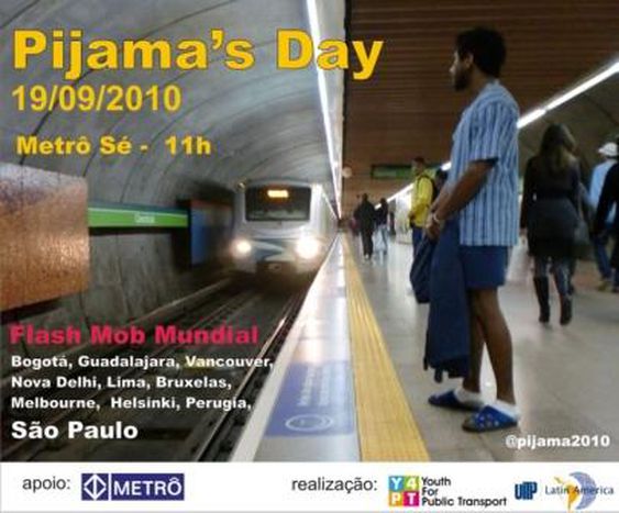 Image for This Sunday is Pyjama day in Brussels! Join the Worldwide Flash Mob!