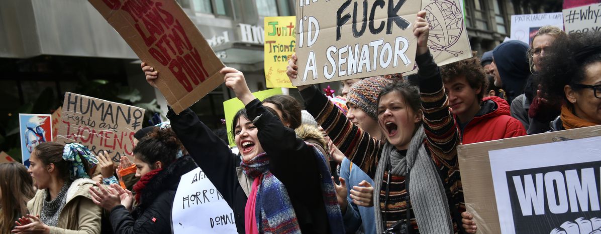 Image for How many Europeans took part in Women's Marches?