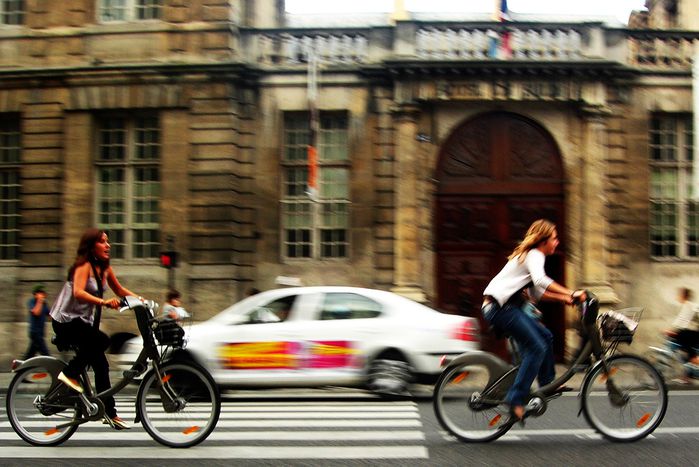 Image for Velib: bicycle + freedom on city streets