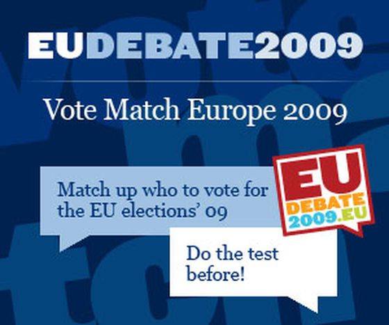 Image for Match up who to vote for the EU elections' 09