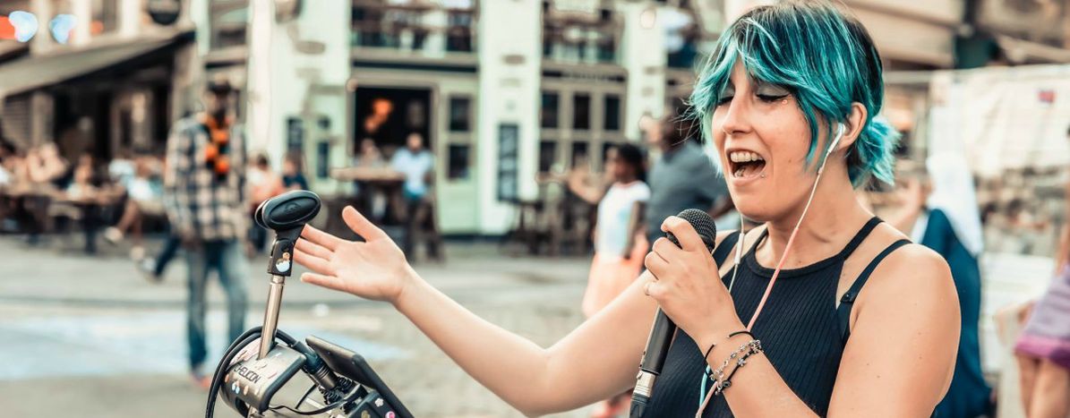 Image for Daniela Iezzi: Busking in the pursuit of happiness