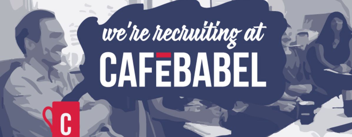 Image for Cafébabel is recruiting! Videomaker and Editorial Liaison for our network (Apply before 31 August 2016) 