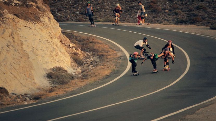 Image for When lesbians longboard. 