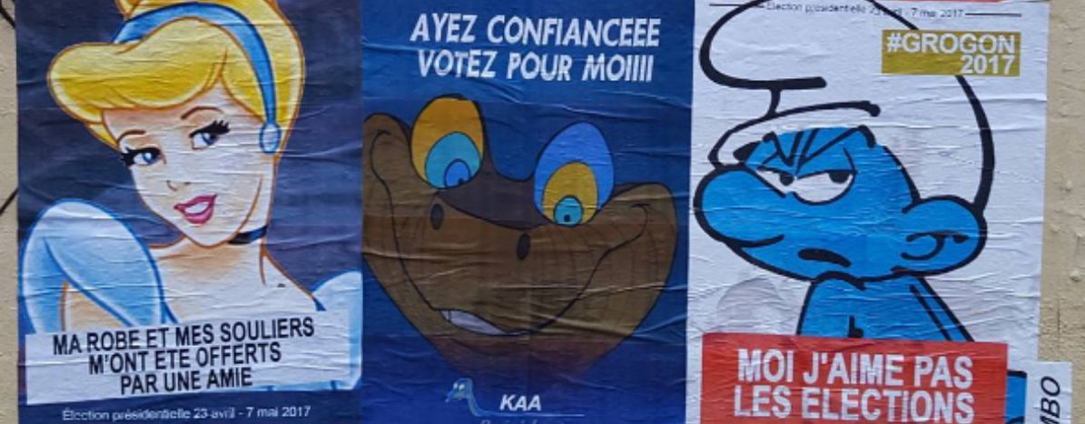 Image for J'aime pas les elections – tutti i manifesti alternativi per le elezioni presidenziali francesi