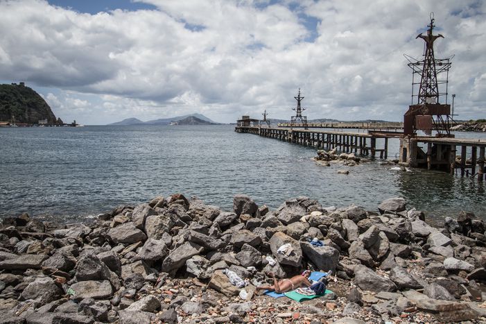 Image for Bagnoli, urban seaside district of Naples with an iron will