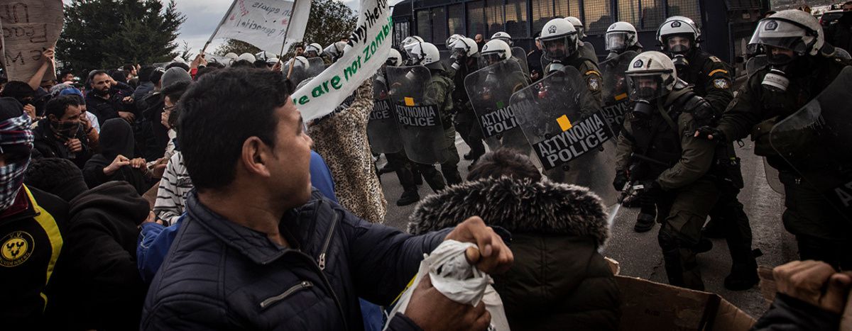 Image for La crisi migratoria a Lesbo in 7 scatti