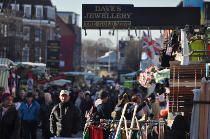 Image for Romford market: where Europe meets deep England